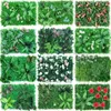 Christmas Decorations Artificial Plants Grass Wall Backdrop Flowers Wedding Bridal Shower Boxwood Hedge Panels Fence Greenery Walls 231205