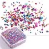 Stickers Decals 80gbox Nail decals Glass Metal Crushed Stone DIY Table Pattern Filling Decorative Glitter Crystal for Craft Sequins 231204