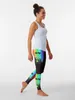 Aktif pantolon damlayan tozluk spor salonu spor kadın giyim fitness legging