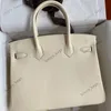 10a Top Designer Women's Bag Brand 25 Handgjorda högklassiga vaxlinje Swift läder rosa lyx Klassisk mode stor kapacitet på handväska utan axelbandlås