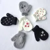 Kids Gloves Winter Childrens Warm Anti-catch Mittens Baby Offset Cute Full Fingers Gloves For Boy Girl 0-4T Baby Gloves DB250