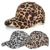 Bola de bolas Gat Cap Alause Béisbol de algodón unisex Lleopardo Leopard Classic Sun Visor delantero