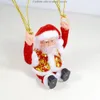 Roliga leksaker Creative Novelty Electric Music Parachute Spinning Stunt Santa Claus Toys Christmas Gift Decoration For Kids Funny Dolls 231204