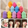 100st/Lot Face Bottle Gourd Sponge Smooth Pro Beauty Makeup Powder Puff Mix Color Women Gift 60*40mm Soplo de Maquillaje en Polvo