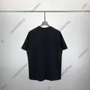 24SS Europe Summer Men Designer Tee T Shirt Paris Letter Printing T koszule z krótkim rękawem bawełniane kobiety czarne morele swobodne tshirty xs-l