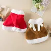 Vêtements pour chiens Hiver Chaud Châle Chat Chien De Noël Décor À La Maison Pet Fun Vêtements Cape Cape Robe Mignon Vent Elk Modèle Petit Chat Chien Vêtements Pour Animaux De Compagnie 231205