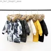 Down Coat Kids Thicken Warm Down Coat Boys Winter Real Fur Hooded Long Parkas Girls Cotton Down Jackets Outerwears Teen Children Clothing Q231205