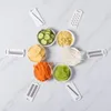 フルーツ野菜ツール新しい多機能野菜カッター12ピースキッチンスライサー家庭用ポテトシュレッダー大根おろし金。