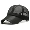 Cappellini da baseball Cappellini da sole in rete traspirante Cappellini sportivi regolabili casual Protezione UV da uomo