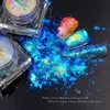 Poudres acryliques liquides HNDO bouteille 16 couleurs Aurora cristal opale poudre flocons irréguliers pour ongles professionnel bricolage paillettes poudre manucure WF série 231204