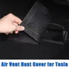 Upgrade 2 Stuks Auto Air Vent Anti-Blocking Stofkap Conditioning Outlet Mesh Beschermende Covers Voor Tesla Model 3/Y