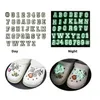 100st Lot Glow in the Dark Croc Charms PVC Noctilucence Accessories Decoration Bad Bunny For Clog Jibz Button Charm2888
