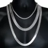 Heren Hip Hop Visgraat Gouden Ketting 75 1 1 0 2 cm Zilver Goud Kleur Visgraat Ketting Verklaring ketting Hoge Kwaliteit Jewelry297Y