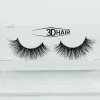 11 styles Selling 100% Real Siberian 3D Mink Full Strip False Eyelash Long Individual Eyelashes Mink Lashes Extension 12 sets