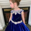 Samt-Festzug-Kleid für Mädchen, 2024, Kristall, Royal, Burgunderrot, Glitzer, für kleine Kinder, lustig, Mode, Laufsteg, Drama, Geburtstag, formelles Cocktailpartykleid, Kleinkind, Teenager, Preteen, Schlüsselloch