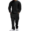 Men's Tracksuits Cross border Wear Set Spring and Autumn Two Piece Round Neck Long Sleeve T shirt Pants Casual Sports Style 231205