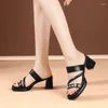 Kleid Schuhe 2023 Sommer Frau Marke Frauen Plattform Mode Komfortable Dicke Sohle Sandalen Platz High Heels Große Größe 43