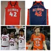 College Marcus Domaske Basketball porte un maillot de basket-ball personnalisé Illinois Fighting Illini Coleman Hawkins Connor Serven Sencire Harris Quincy Gurrell pour hommes