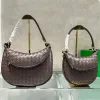 Gemelli Hobo Bolsa De Couro Real Axilas Bolsas De Ombro Meia Lua Mulheres Bolsas De Couro Tecido Designer Bolsa Bolsas De Compras Totes Moda 9763