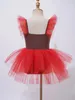 Robes de fille Enfants Filles Robe De Noël Costume De Vacances Costume De Pain D'épice Robe Sans Manches Cami Robe Bowknot Rayé Tutu Robe Body 231204