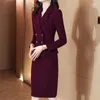 Sukienki robocze Vintage Slim Spódnica 2-częściowy zestaw kobiet swobodne płaszcze Blazer Płaszcze Kolan Bodycon Faldas Coniuntos Fashion Spring Sprits Suits