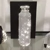 Gobelet en diamant scintillant de 500ml, bouteille d'eau en acier inoxydable avec strass scintillants, bouilloire d'extérieur Portable avec couvercle 325D