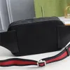 2024 Men leather bags Unisex Men Women leather Sport Runner Fanny Pack Belly Waist Bum Bag Fitness Running Belt Jogging Pouch Back grid