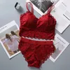 Sexy Set Women's Sexy Lace Bra Set Sexy Underwear French Bra Nine Point Bra Underwear Set Women's Close fitting Seamless Underwear Set 231205