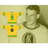 Gdsir Custom 1945-46 Gordie Howe 9 Omaha Ak-SAR-BEN-Knights Ushl Away Hockey Jersey New Top Ed S-M-L-XL-XXL-3XL-4XL-5XL-6XL