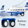 Aircraft Modle Deformation Aircraft Inertia Car Plane Model Toys Simulation Track Container Transport Boy Airliner Toy Car for Kid Gift 231204