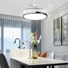Nordic Fan Lampa 2023 Master Bedroom Restaurant Sufit Dom zintegrowany żyrandol Nowoczesne prostotę LED Pandent Light