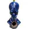 Narghilè Halloween Tubo in resina 3D Pipa ad acqua artigianale Perc Olio Dab Rig Beaker Bong bong extraterrestre Spedizione gratuita