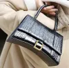 10A High Quality Hourglass Luxury Designer Bag Handbags Crocodile Leather Crossbody bags purses designer Woman handbag Shoulder Bags Borse Dhgate Bags With Box