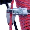 Climbing Harnesses Professional 10M Outdoor Rock Rope High Strength Cord Safety Ropes Hiking Accessory 10mm Diameter 15KN Striped buckle 231204