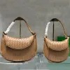 Gemelli Hobo Bolsa De Couro Real Axilas Bolsas De Ombro Meia Lua Mulheres Bolsas De Couro Tecido Designer Bolsa Bolsas De Compras Totes Moda 9763