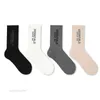 Clqz Men's Socks Socks Hosiery Feel of God Double Line Essentials Long Tube High Street Fog Sports Cotton Socks for Men and Women