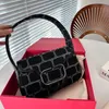 Hot Sale borduurzakken Designer tas voor vrouwen onderarm tas luxe handtassen dame topkwaliteit schoudertassen koehide klassieke loco oksel handtas vrouwelijke portemonnee