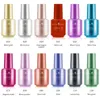 Esmalte de unha 1pc 8ml espelho esmalte 12 cores opcionais de secagem rápida cor de longa duração não descascável espelho esmalte arte de unha 231204