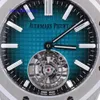 AP Swiss Luxury Watch Audemar Pigut Men's Hullued Out Small Dial Automical Watchミニマリストとファッショナブルなシルバースチールバンド