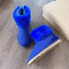Kids Boots 2023 New Australia Snow Designer Children Shoes Winter Classic Mini Boot Baby Boys Girls Ankle Booties Kid Fur Suede Size 21-35
