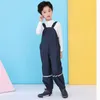 Jumpsuits Fleece Regenbroek Overall Kids Jongen Waterdichte Baby Meisjes Jumpsuit Outdoor Sport Kinderen Broek Peuter Sneeuwbroek Kleding 231204