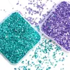 Stickers Decals 80gbox Nail decals Glass Metal Crushed Stone DIY Table Pattern Filling Decorative Glitter Crystal for Craft Sequins 231204