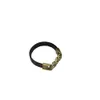 Bracciale in pelle PU marrone piatto classico moda Dropship con braccialetti con ciondolo con testa in metallo con box2112