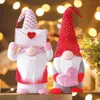 Fête Favoris Saint Valentin Gnome Enveloppe Amour Gnomes sans visage Cadeaux Poupée Fenêtre Props Décoration Drop Livraison Maison Jardin Festif Dh5Kd