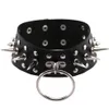 Girocolli sexy punk egirl collare girocollo in pelle bondage cosplay goth gioielli donna gotico collana maschile accessori harajukuchokers255K