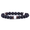 Frisado Natural Moonstone Bead Tibetano Buda Pulseira Chakra Lava Stone Essential Oil Difusor Pulseiras Mulheres Homens Jóias Presente Drop Dhmwa