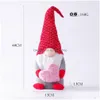 Fête Favoris Saint Valentin Gnome Enveloppe Amour Gnomes sans visage Cadeaux Poupée Fenêtre Props Décoration Drop Livraison Maison Jardin Festif Dh5Kd