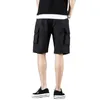 Men's Shorts Summer Casual Cargo Running Short Pants Boy Oversize Male Brand Sport Clothing Loose Elastic Waist 2023