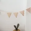 Andere evenementen Feestartikelen Noordse katoenen wimpel Vlaggen Decoratie Retro Driehoek Doek Muurophangende banner Verjaardag Bruiloftsslinger voor kinderkamerdecoratie 231205