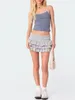 Röcke Damen Minirock elastische Taille geschichtet solide Sommer A-Linie Clubwear für Straßenparty
